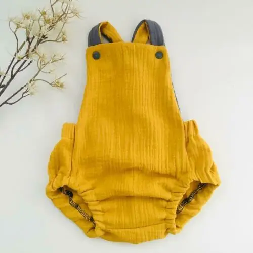 2019 Baby girl boy summer clothing Casual yellow Romper Jumpsuit Line Cotton Outfits for Kid clothes toddler Children newborn
2019 Baby girl boy summer clothing Casual yellow Romper Jumpsuit Line Cotton Outfits for Kid clothes toddler Children newborn