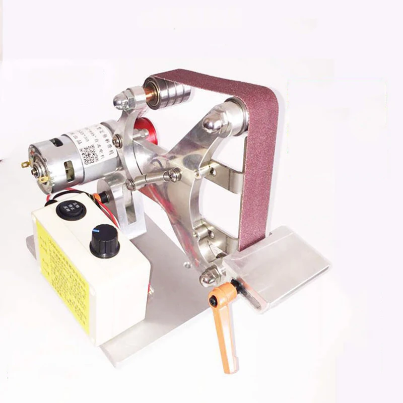 DC24V New Mini Belt Machine DIY belt sander Constant angle Knife sharpener Micro polishing grinding sanding machine 533*30 Belt
DC24V New Mini Belt Machine DIY belt sander Constant angle Knife sharpener Micro polishing grinding sanding machine 533*30 Belt