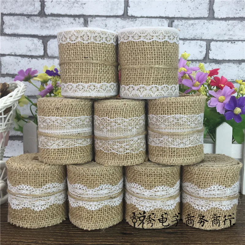 5cm 2 DIY handmade Christmas linen roll lace linen roll lace linen colored rope webbing
5cm 2 DIY handmade Christmas linen roll lace linen roll lace linen colored rope webbing