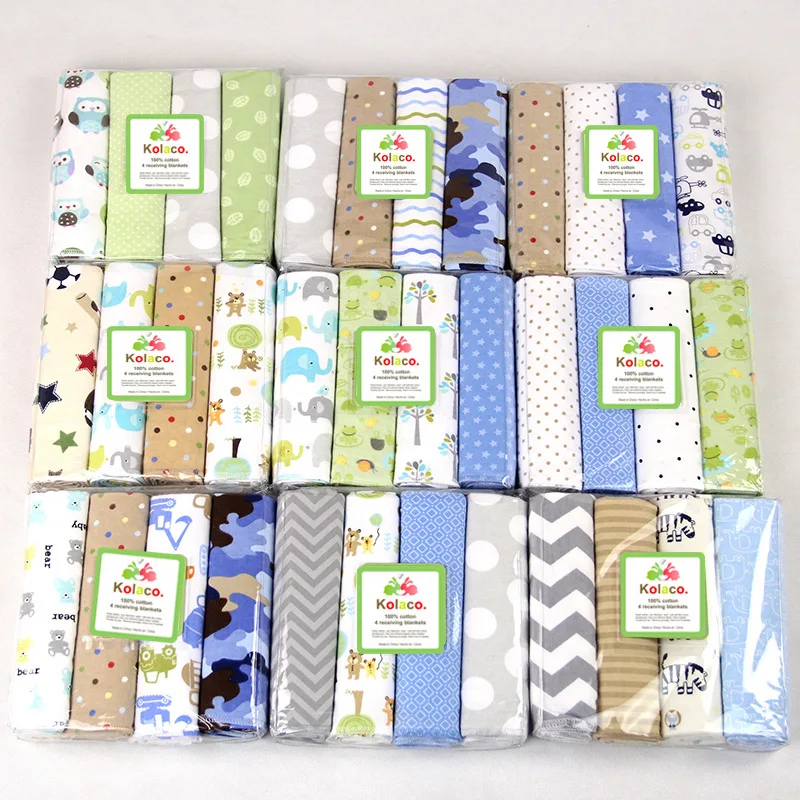 Baby Blankets Newborn 4Pcs/Lot 100% Cotton Supersoft Flannel Receiving Cobertor Baby Bedsheet Cobertor 76*76CM Baby Swaddle Wrap
Baby Blankets Newborn 4Pcs/Lot 100% Cotton Supersoft Flannel Receiving Cobertor Baby Bedsheet Cobertor 76*76CM Baby Swaddle Wrap