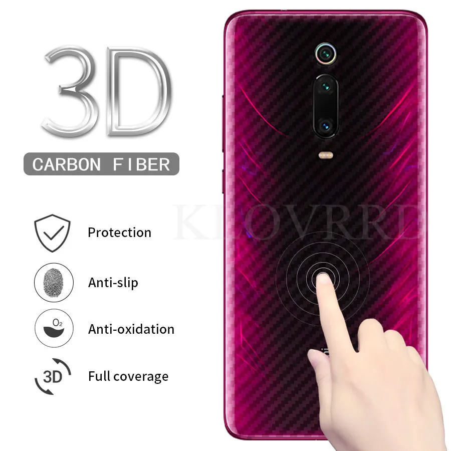 3D Carbon Fiber Back Screen Protector Film Sticker full cover For Xiaomi Mi 9T Pro Redmi K20 Pro K20
3D Carbon Fiber Back Screen Protector Film Sticker full cover For Xiaomi Mi 9T Pro Redmi K20 Pro K20
