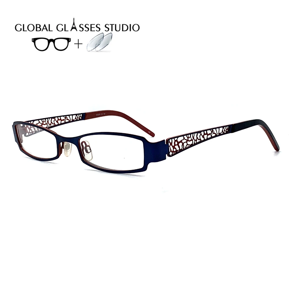Women Metal Glasses Frame Eyewear Eyeglasses Reading Myopia Prescription Lens 1.56 Index K026
Women Metal Glasses Frame Eyewear Eyeglasses Reading Myopia Prescription Lens 1.56 Index K026