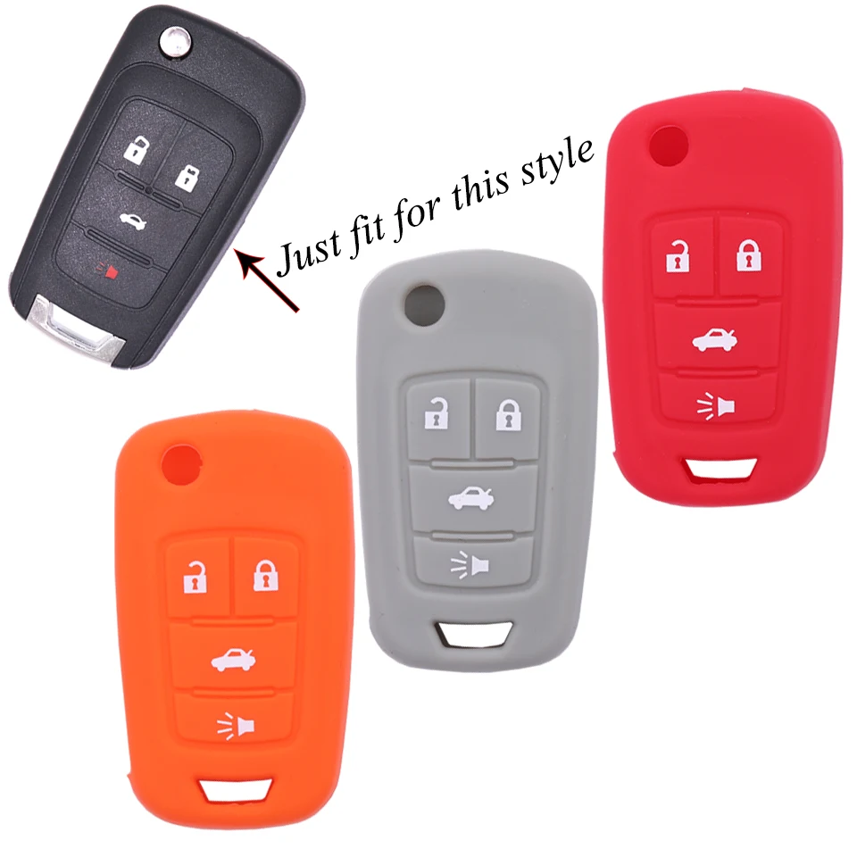 4-button Silicone Car Flip Remote Key Case for OPEL Insignia Astra Zafira Mokka for Buick Chevrolet Car Key Housing
4-button Silicone Car Flip Remote Key Case for OPEL Insignia Astra Zafira Mokka for Buick Chevrolet Car Key Housing