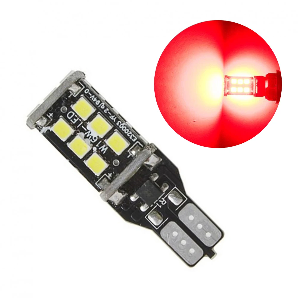 1PC LED W16W T15 2835 15SMD Cool Canbus Car Reverse Backup Turn Signal LED Light Bulb License Light Bulb
1PC LED W16W T15 2835 15SMD Cool Canbus Car Reverse Backup Turn Signal LED Light Bulb License Light Bulb