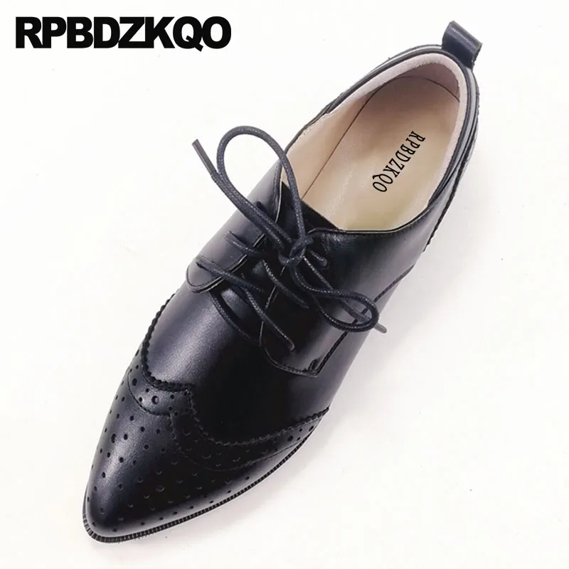 lace up cowhide china large size custom genuine leather black brogue designer pointed toe handmade vintage women oxfords shoes
lace up cowhide china large size custom genuine leather black brogue designer pointed toe handmade vintage women oxfords shoes