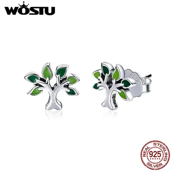 WOSTU High Quality Real 925 Sterling Silver Tree of Life Trendy Stud Earrings for Women Party Silver Fine Jewelry Gift FIE409
WOSTU High Quality Real 925 Sterling Silver Tree of Life Trendy Stud Earrings for Women Party Silver Fine Jewelry Gift FIE409