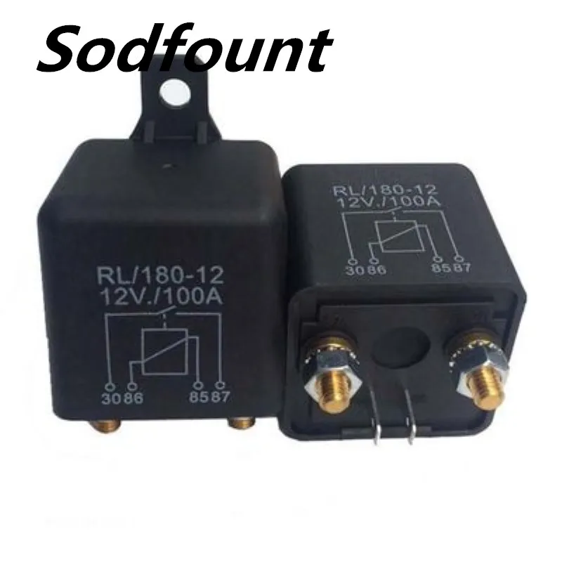 1pcs High current 12V 24V relay 200A automotive relay start relay