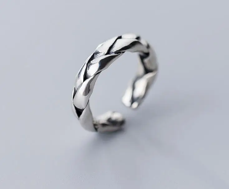 Retro Vintage 100% Authentic REAL.925 Sterling Silver Fine Jewelry Weave Braid Band Knuckle Midi Ring GTLJ1509
Retro Vintage 100% Authentic REAL.925 Sterling Silver Fine Jewelry Weave Braid Band Knuckle Midi Ring GTLJ1509