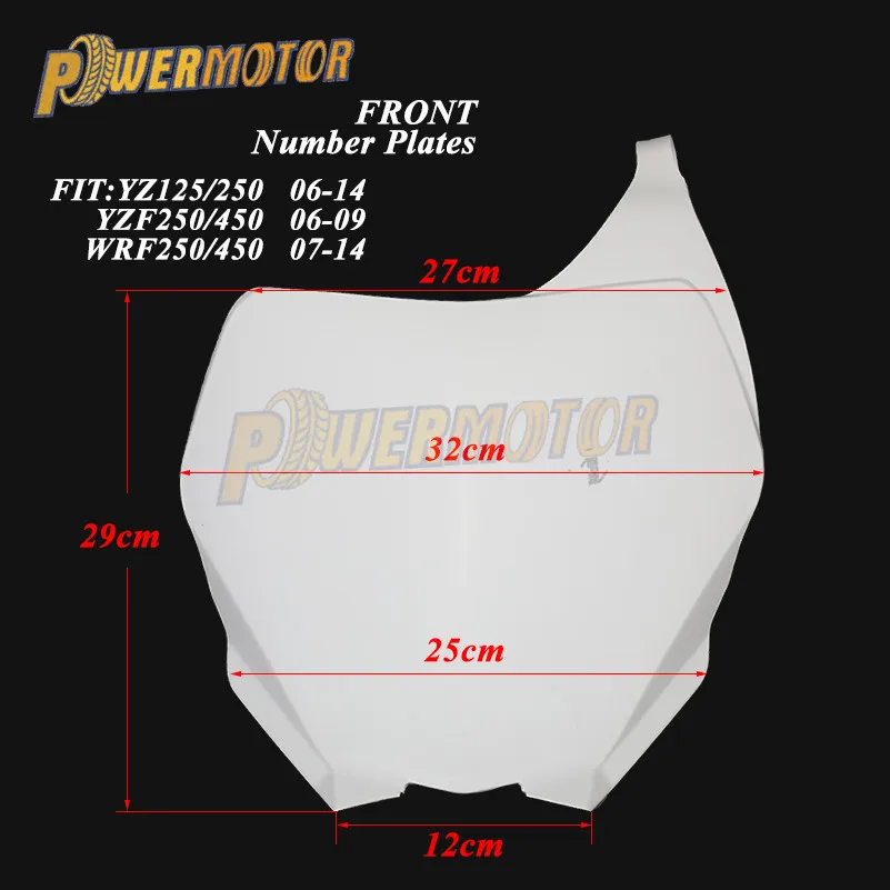 Plastic fairing Front Number Plates name panel For YZ125 YZ250 06-14 YZ250F YZ450F 06-19 WR250F WR450F 07-14Off Road Motocross
Plastic fairing Front Number Plates name panel For YZ125 YZ250 06-14 YZ250F YZ450F 06-19 WR250F WR450F 07-14Off Road Motocross