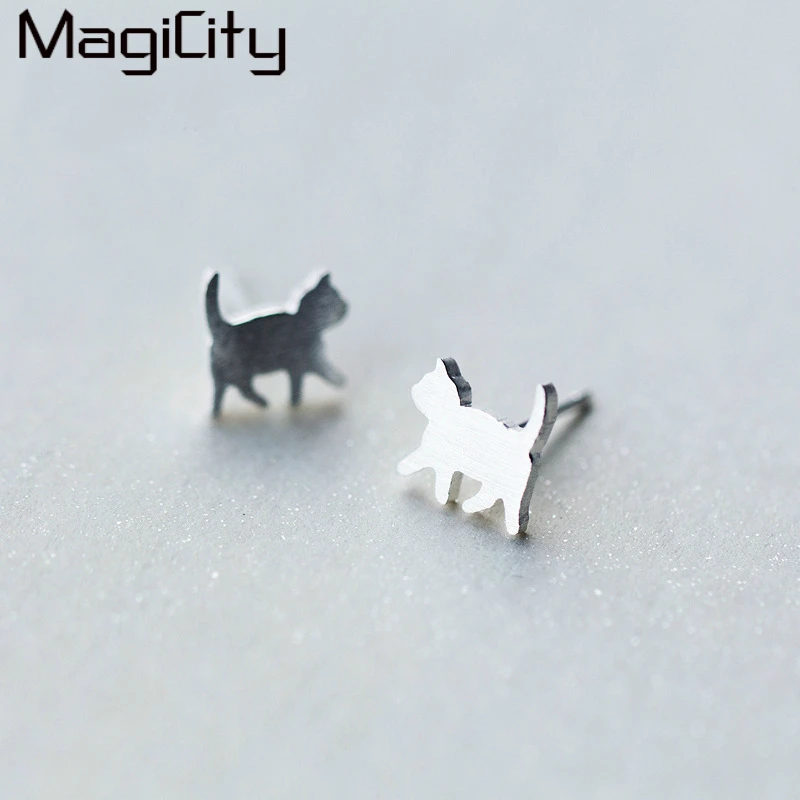 Fashion 925 Sterling Silver Cute Walking Cat Stud Earrings For Women Girls Lovely Animal Earrings Jewelry Accessories
Fashion 925 Sterling Silver Cute Walking Cat Stud Earrings For Women Girls Lovely Animal Earrings Jewelry Accessories