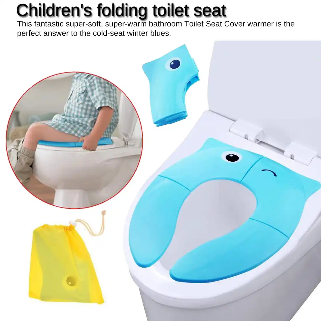 collapsible potty seat