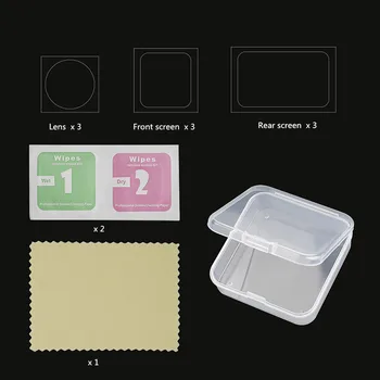 9 pcs / lot OSMO ACTION Lens screen glass film HD Tempered glass films for DJI OSMO ACTION motion camera sport Accessories
9 pcs / lot OSMO ACTION Lens screen glass film HD Tempered glass films for DJI OSMO ACTION motion camera sport Accessories