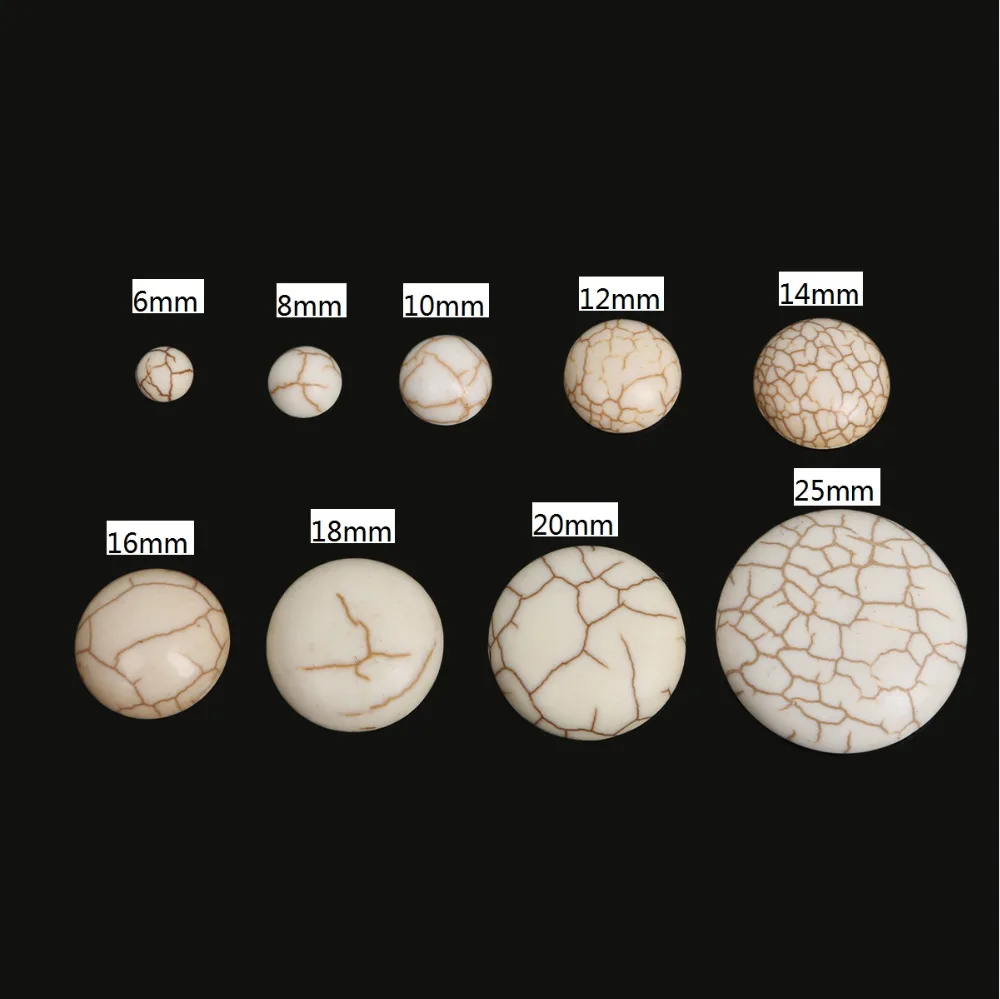 Wholesale Half Round White Flat Back Cabochons Beads DIY Fittings stone beads jewelry findings
Wholesale Half Round White Flat Back Cabochons Beads DIY Fittings stone beads jewelry findings