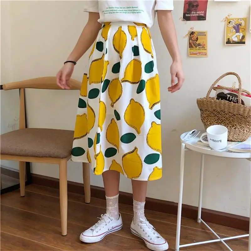 Casual Loose Lemon Skirt Summer Women's Shirts Japan Ulzzang Lovely Lady Tunic Tee Female Sweet Ins Chic Top For Women Kawaii
Casual Loose Lemon Skirt Summer Women's Shirts Japan Ulzzang Lovely Lady Tunic Tee Female Sweet Ins Chic Top For Women Kawaii