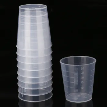 New 30ml Laboratory Measuring Cups Clear Plastic Disposable Liquid Measure Pot Container Cooking Tool 10pcs / 50pcs / 100pcs
New 30ml Laboratory Measuring Cups Clear Plastic Disposable Liquid Measure Pot Container Cooking Tool 10pcs / 50pcs / 100pcs