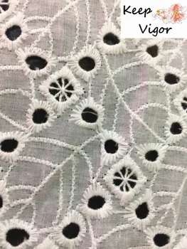 (1yard) 100% cotton white good quality soft full embroidery lace fabric for lady dress wedding party
(1yard) 100% cotton white good quality soft full embroidery lace fabric for lady dress wedding party