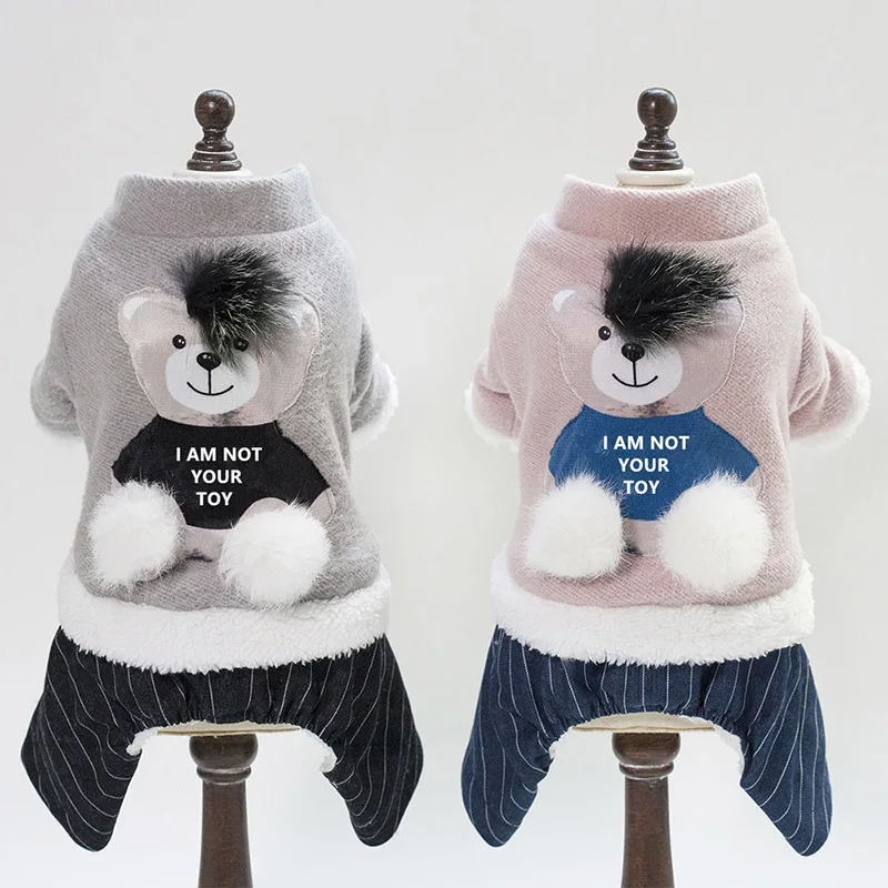 Warm Dog Clothes Cartoon Bear Pets Dogs Clothing For Dog French Bulldog Pet Jumpsuit Padded Dogs Coat Jacket Puppy Costume Pug
Warm Dog Clothes Cartoon Bear Pets Dogs Clothing For Dog French Bulldog Pet Jumpsuit Padded Dogs Coat Jacket Puppy Costume Pug