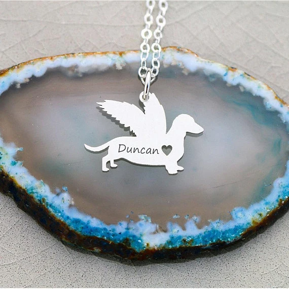 Personalized Latest Cute Dachshund Pet Loss Necklace Angel Dog Loss Necklace Pet Jewelry Dropship Accepted YP6057
Personalized Latest Cute Dachshund Pet Loss Necklace Angel Dog Loss Necklace Pet Jewelry Dropship Accepted YP6057