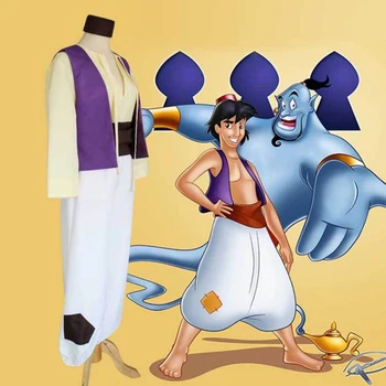 Halloweeen Anime Aladdin's Lamp Cosplay Costume For Men Aladdin Fancy Magic Adam Prince Party Costumes Set
Halloweeen Anime Aladdin's Lamp Cosplay Costume For Men Aladdin Fancy Magic Adam Prince Party Costumes Set