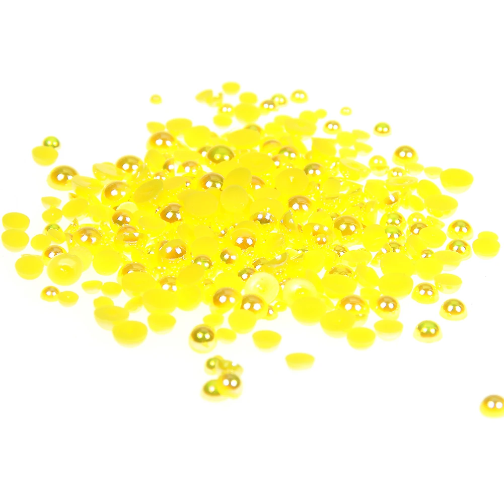 Citrine AB Half Round Resin Pearls 1000/500pcs 2-5mm And Mixed Sizes Imitation Flatback Glue On Crafts Beads DIY Jewelry Making
Citrine AB Half Round Resin Pearls 1000/500pcs 2-5mm And Mixed Sizes Imitation Flatback Glue On Crafts Beads DIY Jewelry Making