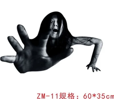 Car Rear Window Ghost Stickers 3D Halloween Car Sticker Reflective Horrible Car Body Sticker Girl Child Skull Long Hair Lady
Car Rear Window Ghost Stickers 3D Halloween Car Sticker Reflective Horrible Car Body Sticker Girl Child Skull Long Hair Lady