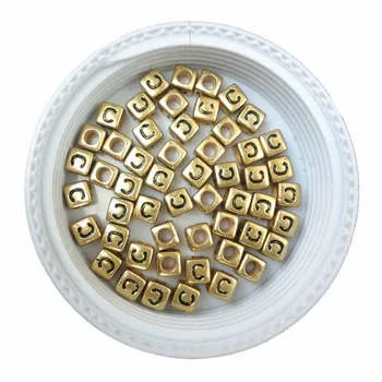 Wholesale 2600PCS Single Letter C Beads 6*6MM Square Cube Shape Gold Acrylic Alphabet Beads Big Hole Jewelry Name Bracelet Beads
Wholesale 2600PCS Single Letter C Beads 6*6MM Square Cube Shape Gold Acrylic Alphabet Beads Big Hole Jewelry Name Bracelet Beads