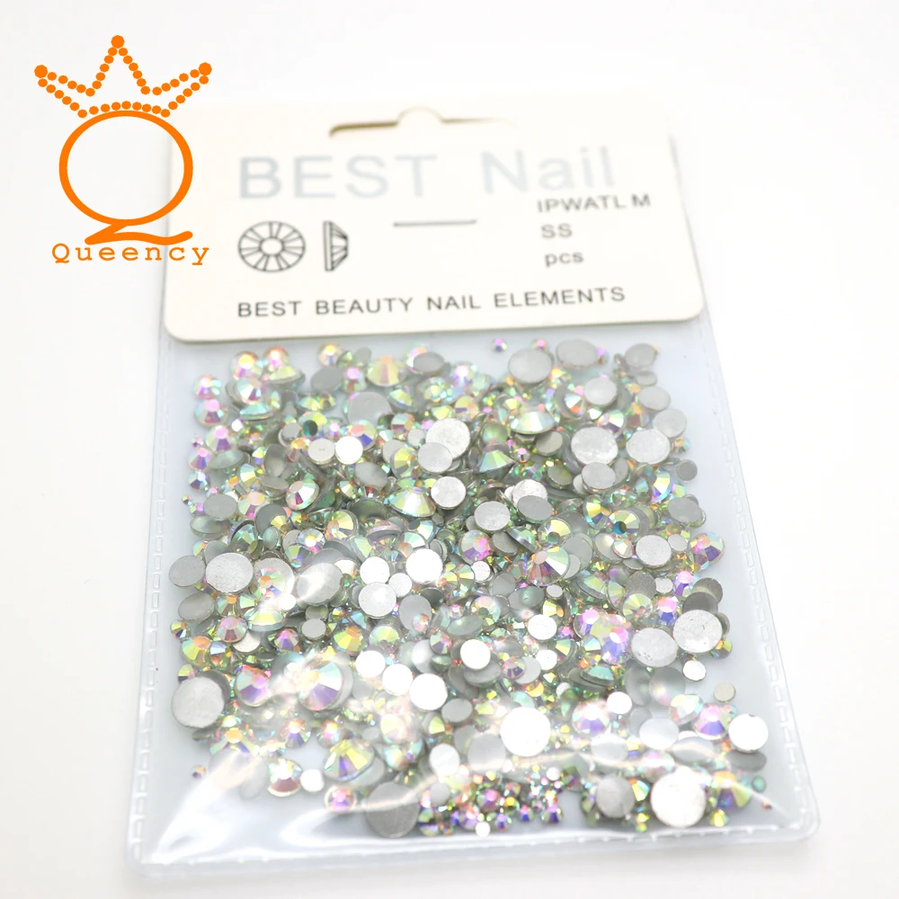 Crystal Flatback Nonhotfix Rhinestone 1440pcs SS3-SS30 MIX Size 3d sticker Glisten AB Glass With label-head Private Custom Style
Crystal Flatback Nonhotfix Rhinestone 1440pcs SS3-SS30 MIX Size 3d sticker Glisten AB Glass With label-head Private Custom Style