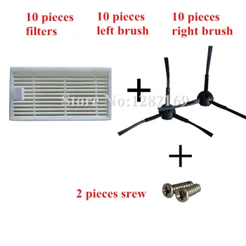 10x Panda X500 HEPA Filter + 10x Left Side Brush + 10x Right Side Brush for Ecovacs CR120 X500 KK8 Robotic Vacuum Cleaner Parts
10x Panda X500 HEPA Filter + 10x Left Side Brush + 10x Right Side Brush for Ecovacs CR120 X500 KK8 Robotic Vacuum Cleaner Parts