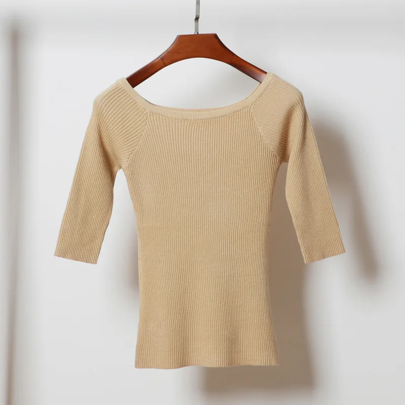 Queechalle 2019 Autumn Pullovers Women's Sexy Slash neck Half Sleeve Solid Slim Knitted Sweater M - XXL Size Lady's Tops Green
Queechalle 2019 Autumn Pullovers Women's Sexy Slash neck Half Sleeve Solid Slim Knitted Sweater M - XXL Size Lady's Tops Green