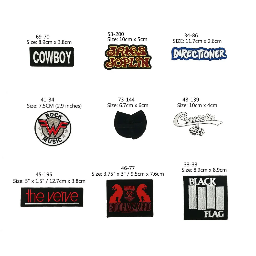 THE VERVE Cruisin WU TANG CLAN BAND DIRECTIONER WEEZER COWBOY Biohazard Mata Leao Hardcore Music Band Woven Iron On Patch
THE VERVE Cruisin WU TANG CLAN BAND DIRECTIONER WEEZER COWBOY Biohazard Mata Leao Hardcore Music Band Woven Iron On Patch