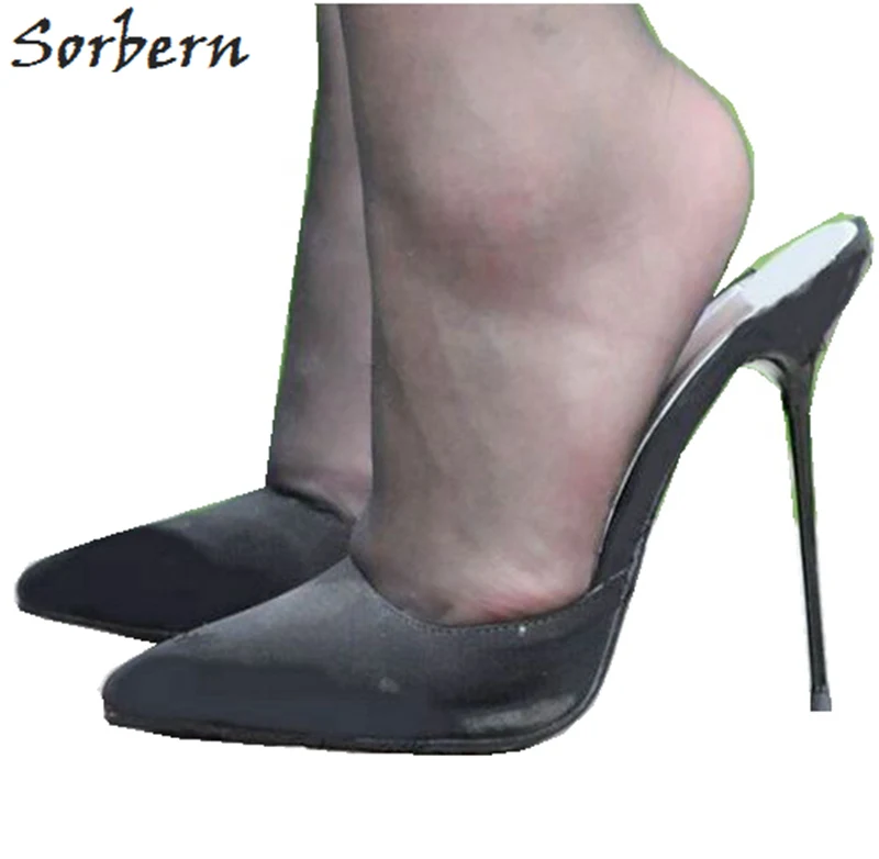 Sorbern Sexy Slip On Women Pump Metal High Heels Stilettos Shoe Ladies Black Heels Stilettos Pointy Toe New Arrival 2019
Sorbern Sexy Slip On Women Pump Metal High Heels Stilettos Shoe Ladies Black Heels Stilettos Pointy Toe New Arrival 2019