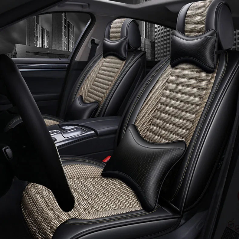 Car Truck Interior Parts Luxury Pu Leather Car Seat Covers