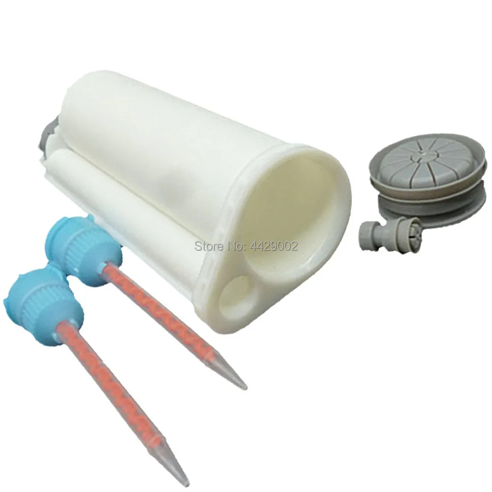 AB Glue Cartridge 10:1 1:10 50ml Manual Dispense Gun Cartridge Dispenser 2-part Adhesive Tube Dual Cartridges + 2pc Mixed Nozzle
AB Glue Cartridge 10:1 1:10 50ml Manual Dispense Gun Cartridge Dispenser 2-part Adhesive Tube Dual Cartridges + 2pc Mixed Nozzle