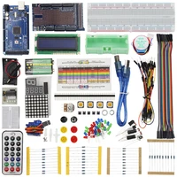 Raspberry Pi Mega Starter Kit for ARDUINO LCD Servo Motor Sensor Module with MEGA 2560 Project Learning AVR MCU Learner