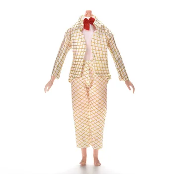 1 Set Trendy Handmade Clothing For Ken Golden Suit Outfit Clothes For Prince Ken Male Dolls Accessories
1 Set Trendy Handmade Clothing For Ken Golden Suit Outfit Clothes For Prince Ken Male Dolls Accessories