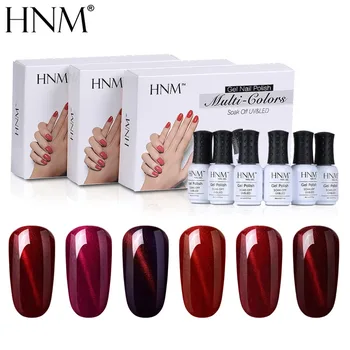 HNM 6Pcs/set Newly UV Gel Nail Polish Cat Eye Sets 8ML Holographic Hybrid Varnish Lucky Lacquer Stamping Painting Gellak Kit
HNM 6Pcs/set Newly UV Gel Nail Polish Cat Eye Sets 8ML Holographic Hybrid Varnish Lucky Lacquer Stamping Painting Gellak Kit