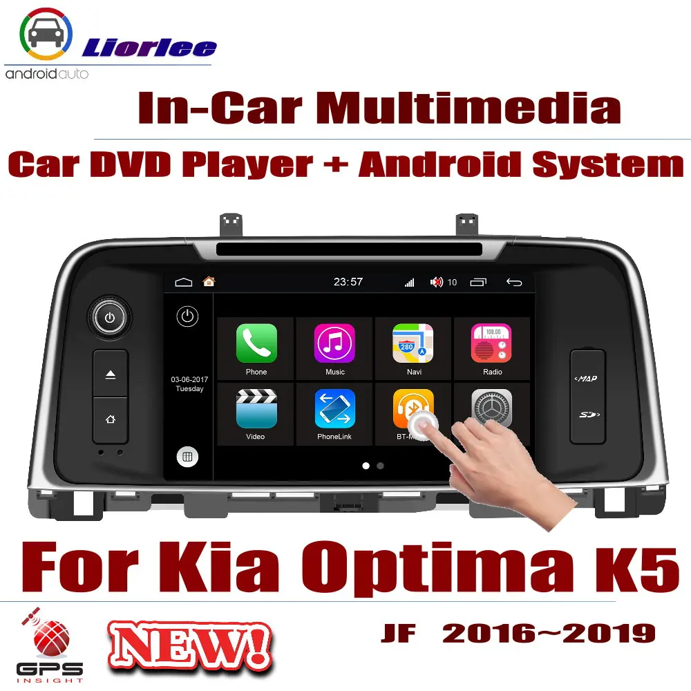Car DVD Player For Kia Optima K5 (JF) 2016~2019 GPS Navi Navigation Android 8 Core A53 Processor IPS LCD Screen Radio BT SD USB
Car DVD Player For Kia Optima K5 (JF) 2016~2019 GPS Navi Navigation Android 8 Core A53 Processor IPS LCD Screen Radio BT SD USB