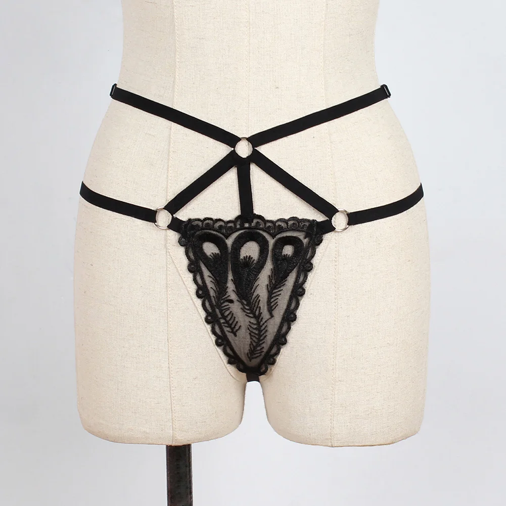 1 Pcs Fashion Women Sexy Bandage Hollow Panties Transparent G-string Thongs Elastic Straps Underwear Lace Lingerie Knicker
1 Pcs Fashion Women Sexy Bandage Hollow Panties Transparent G-string Thongs Elastic Straps Underwear Lace Lingerie Knicker