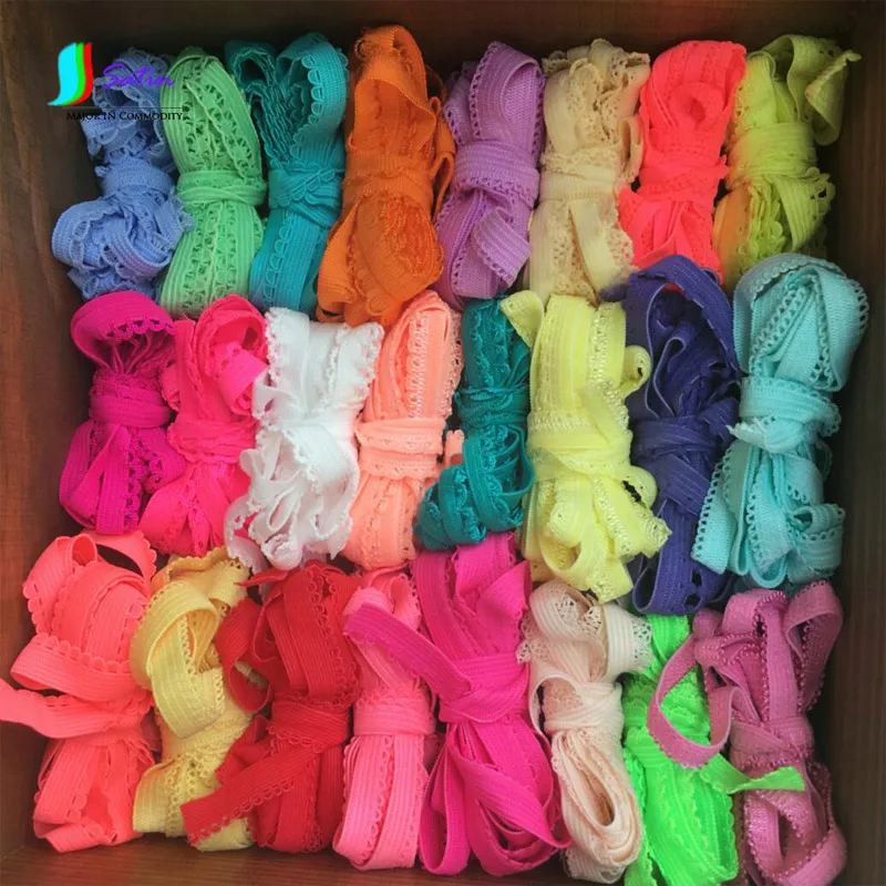 Colorful Elastic Lace Webbing Underwear Edge Material For DIY Garment/Clothes Sewing Webbing Ribbon Headband 48M/lot S0079H
Colorful Elastic Lace Webbing Underwear Edge Material For DIY Garment/Clothes Sewing Webbing Ribbon Headband 48M/lot S0079H