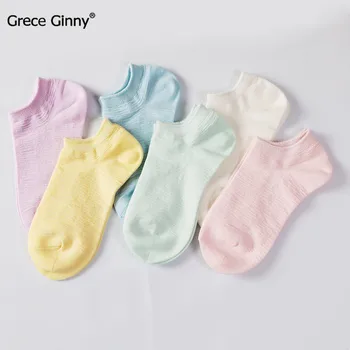 3 Pieces/lot Women's cotton socks solid color invisible socks candy color socks spring and summer boat socks socks
3 Pieces/lot Women's cotton socks solid color invisible socks candy color socks spring and summer boat socks socks