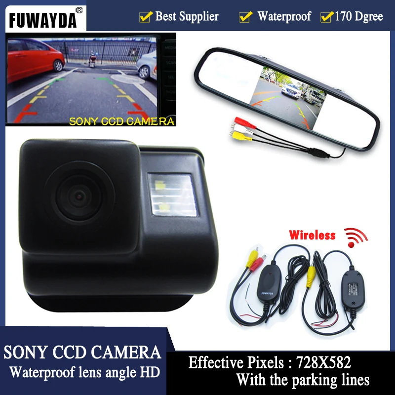 Автомобильная камера заднего вида FUWAYDA CCD, автомобильный монитор 4,3 дюйма, TFT ЖК-монитор, Система помощи при парковке для Mazda3 Mazda6 MazdaCX-7
Автомобильная камера заднего вида FUWAYDA CCD, автомобильный монитор 4,3 дюйма, TFT ЖК-монитор, Система помощи при парковке для Mazda3 Mazda6 MazdaCX-7