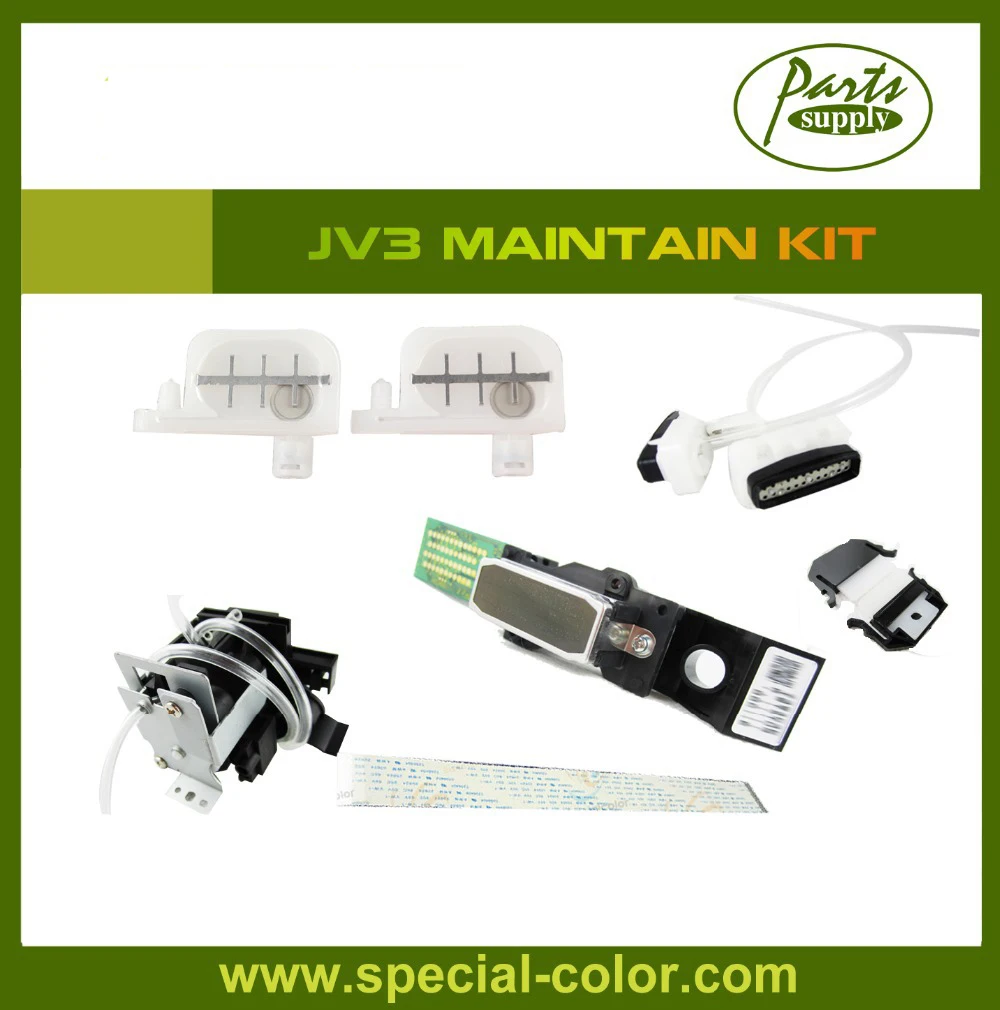 

Mimaki JV3 Maintain Kit Original DX4 Solvent Printhead+Solvent Ink Pump+23cm Head Cable+Small Damper+Cap Top+Wiper