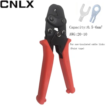 LX-6MA Crimping pliers Ratchet Terminal Crimping Tools For non-insulated cable links(point type) 0.5-6mm2 20-10AWG Hand tool
LX-6MA Crimping pliers Ratchet Terminal Crimping Tools For non-insulated cable links(point type) 0.5-6mm2 20-10AWG Hand tool