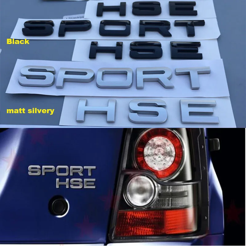 3D SPORT HSE Letters Black Trunk Tailgate Emblem Badge Logo Nameplate for Range Rover EVOQUE Freelander Defender
3D SPORT HSE Letters Black Trunk Tailgate Emblem Badge Logo Nameplate for Range Rover EVOQUE Freelander Defender