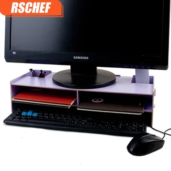 LCD wood increased shelf computer keyboard storage rack random color shelf desktop
LCD wood increased shelf computer keyboard storage rack random color shelf desktop