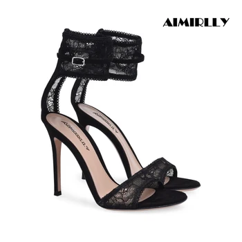 Womens Sandals Peep Toe High Heels Stretch Lace Fishnet Stiletto Ankle Strap Summer Spring Dress Shoes Black Gold Aimirlly
Womens Sandals Peep Toe High Heels Stretch Lace Fishnet Stiletto Ankle Strap Summer Spring Dress Shoes Black Gold Aimirlly