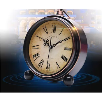 Simple Bedside 6 Inch Digital Alarm Clock Retro European Round Alarm Clock Stand Silent Quartz Clock
Simple Bedside 6 Inch Digital Alarm Clock Retro European Round Alarm Clock Stand Silent Quartz Clock