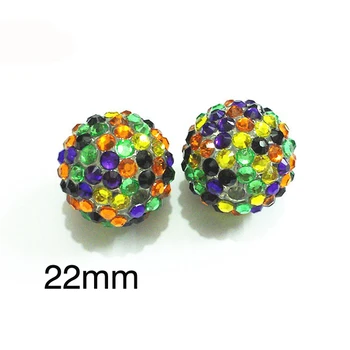Newest 22mm Yellow/Light Green/Orange /Purple /Black Mixed Resin Rhinestone Ball Beads,Chunky Beads For Kids Jewelry
Newest 22mm Yellow/Light Green/Orange /Purple /Black Mixed Resin Rhinestone Ball Beads,Chunky Beads For Kids Jewelry