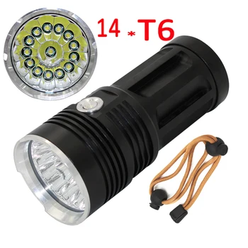 5 Modes 14000LM 3/4/5/6/7/8/9/10/11/12/13/14 x XML T6 LED Aluminum Flashlight Outdoor Night Lamp Torch Light Camping
5 Modes 14000LM 3/4/5/6/7/8/9/10/11/12/13/14 x XML T6 LED Aluminum Flashlight Outdoor Night Lamp Torch Light Camping