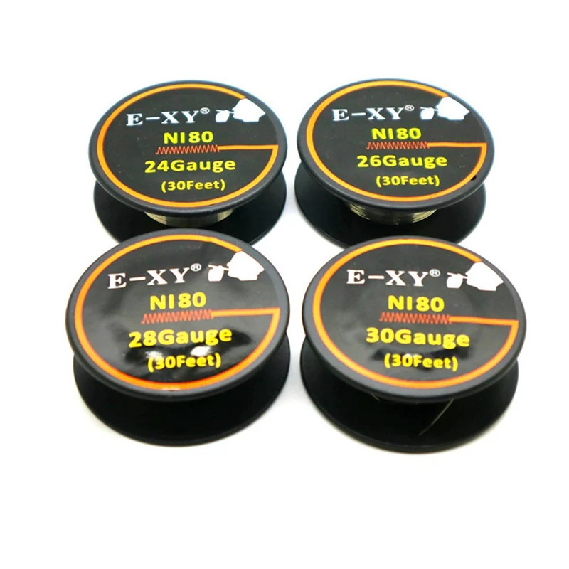E-XY Nichrome 80 Wire 30 Feet NI80 Wire Resistance Wire DIY Coil for DIY Rebuildable RDA RBA Vaporizer Atomizer 24G/26G/28G/30G 
E-XY Nichrome 80 Wire 30 Feet NI80 Wire Resistance Wire DIY Coil for DIY Rebuildable RDA RBA Vaporizer Atomizer 24G/26G/28G/30G